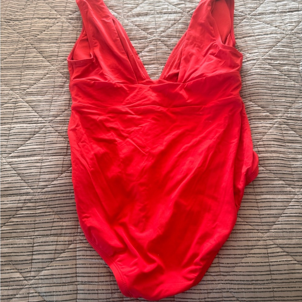 Andie Bold Red One-Piece Swimsuit